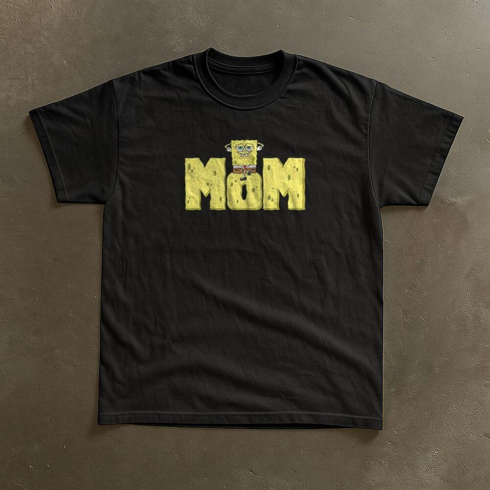 Happy MotherS Day Spongebob Mom Graphic Tee Bootleg Style